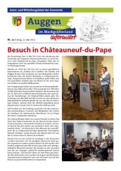 Besuch in Châteauneuf-du-Pape