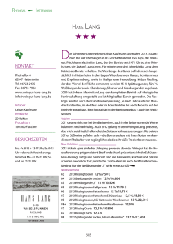 Eichelmann - Weingut Hans Lang
