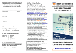 Flyer - maennerarbeit
