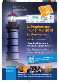 Proph Flyer 2015 RZ.indd - Bibel