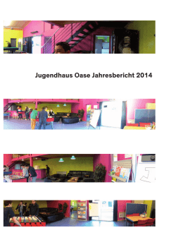 Jugendhaus Oase Jahresbericht 2014