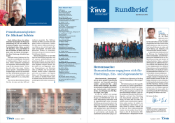 Rundbrief - HVD Bayern