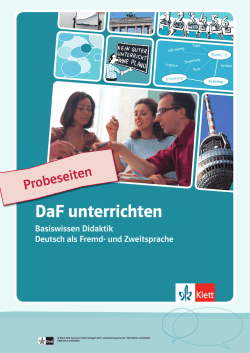 DaF unterrichten