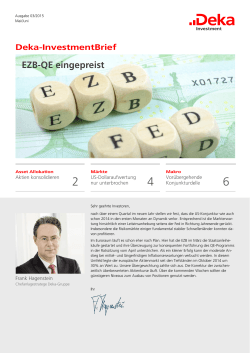 EZB-QE eingepreist | PDF, 459 KB