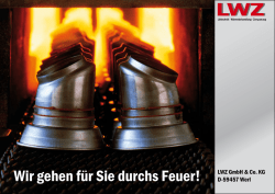 Wir gehen für Sie durchs Feuer!