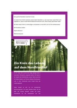 Eine Verstorbener ein Baum