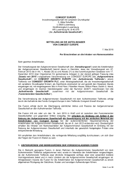 Notice to shareholders (Europe) - all (German translation) final envoi