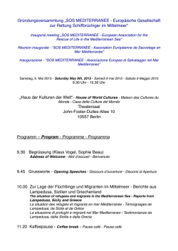 Gr&uuml;ndungsversammlung SOS MEDITERRANEE - ffm