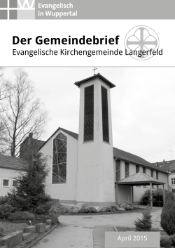 Gemeindebrief 02/2006 - Evangelische Kirchengemeinde Langerfeld
