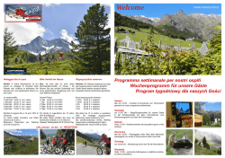 hier das aktuelle Wochenprogramm 2015