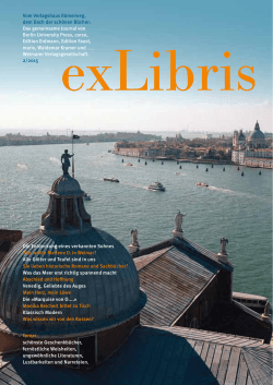 Verlagshaus Römerweg Journal exLibris 2/2015