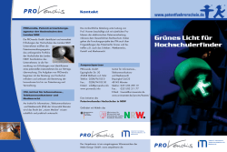 Grünes Licht für Hochschulerfinder - Patentführerschein