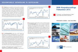 DIHK-Konjunkturumfrage Fr&uuml;hsommer 2015 - Flyer