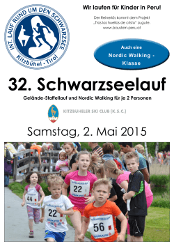 32. Schwarzseelauf Samstag, 2. Mai 2015