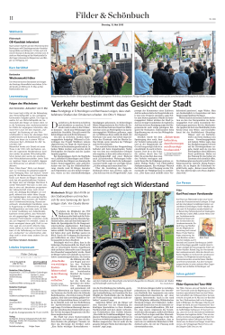 Filderzeitung vom 12.5.2015
