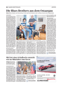 Aargauer Zeitung 26.05.2015