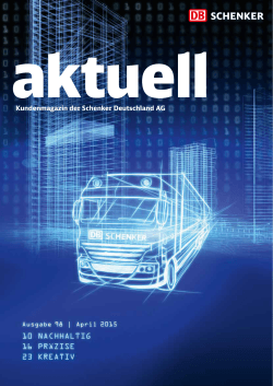 Ausgabe 98 - Schenker Deutschland AG