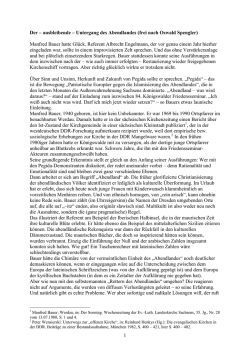 ein Bericht von Dr. Matthias Kluge