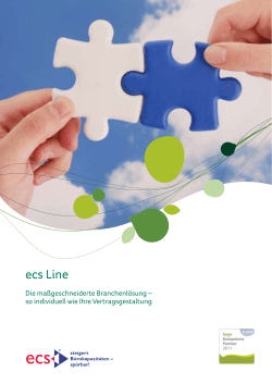 PDF - ecs Line Broschüre