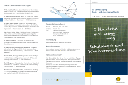 I bin denn mol w&auml;gg... Schulangst und Schulvermeidung weg