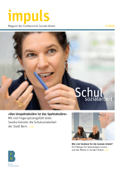 Ausgabe des «impuls - Soziale Arbeit