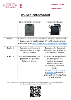 Drucken leicht gemacht