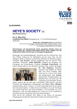 HEYE`S SOCIETY (D)