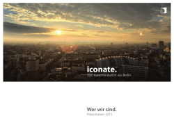 iconate Kurzdarstellung