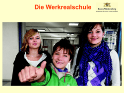 Die Werkrealschule