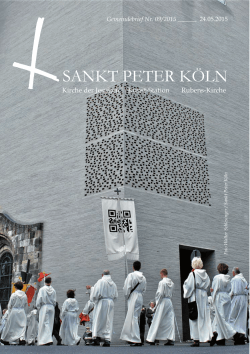 Gemeindebrief Nr. 9 / 2015 vom 24. Mai 2015