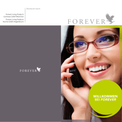 Willkommen bei Forever - Forever Living Products