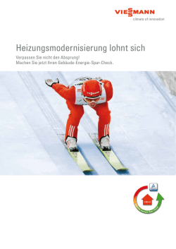 Heizungsmodernisierung lohnt sich (PDF 1017 KB)