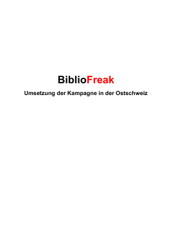 Booklet BiblioFreak