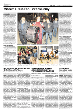 10.11.2014 Basler Zeitung