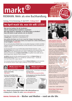 Editorial - Buchhandlung Riemann