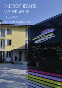 als PDF - Schweizerischen Gesellschaft f&uuml;r Phlebologie