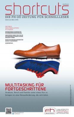 Ausgabe März 2015 - FH Oberösterreich