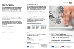 Flyer NRW-Patent-Validierung