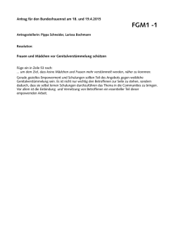 FGM 1-1 zu