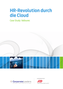 HR-Revolution durch die Cloud