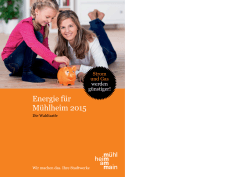Broschüre Energie für Mühlheim 2015