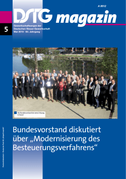 Ausgabe 05, Mai 2015 - Deutsche Steuer
