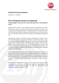 Pressemitteilung für die Fachpresse