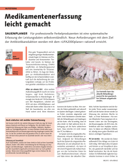Fachartikel - Medikamentenerfassung leicht gemacht (pdf / 3293 KB)