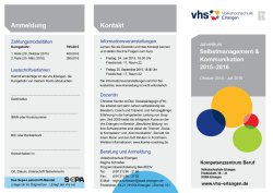 Jahreskurs Selbstmanagement & Kommunikation