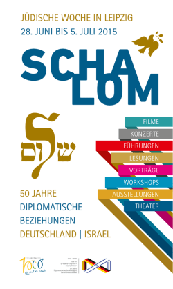 j&uuml;dische woche in leipzig 28. juni bis 5. juli 2015 - Ariowitsch-Haus