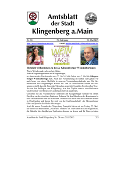 21 - Klingenberg am Main