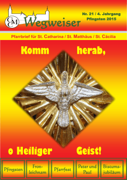 Aktueller Pfarrbrief ("Wegweiser")