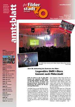 Legendäre SWR1-Disco kommt nach Filderstadt