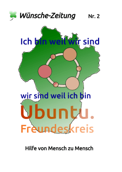 Unser Wünscheblatt - Ubuntu Freundeskreis